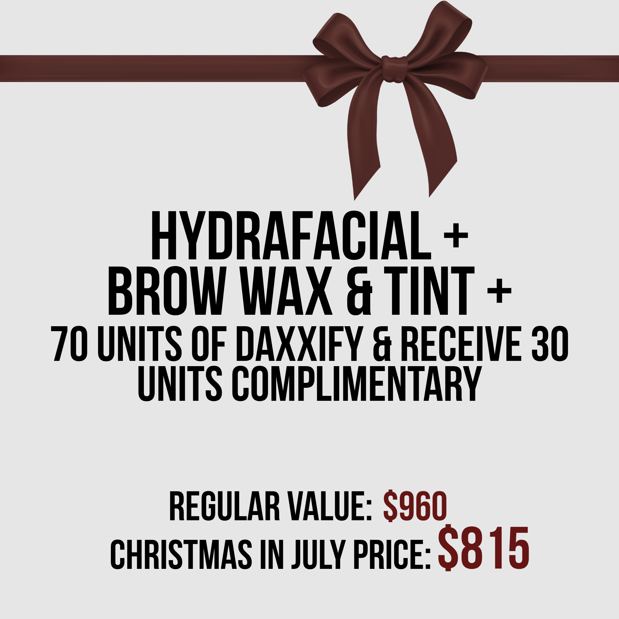 Injectable & Facial Package